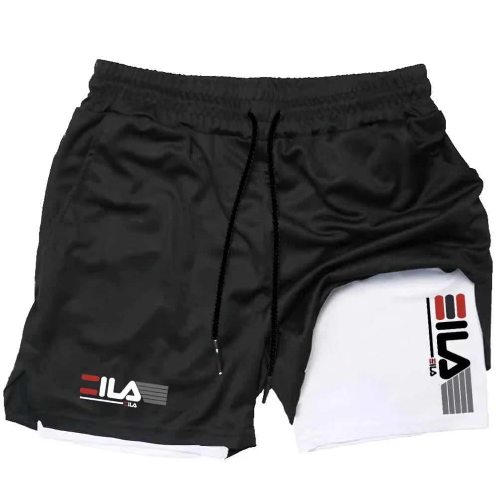 Men’s Two-In-One Sports Shorts – Breathable & Built for Performance