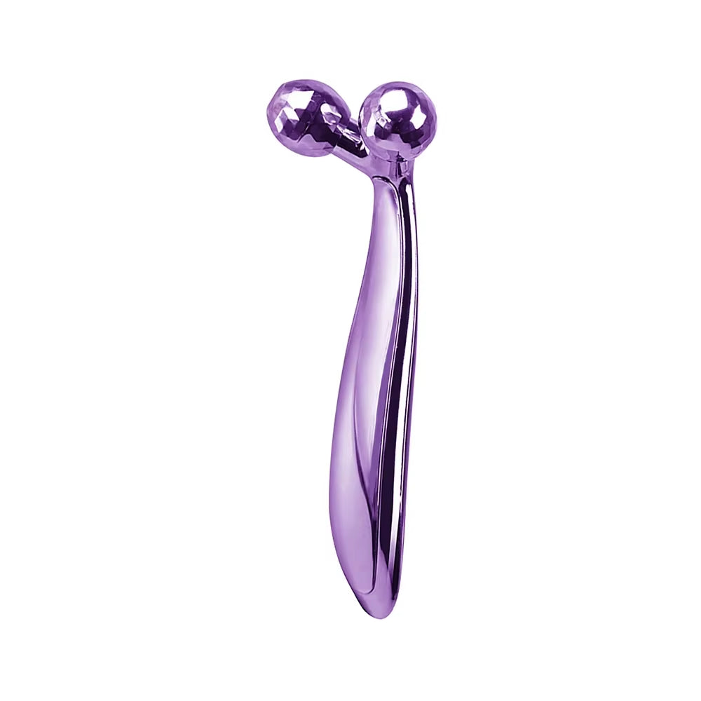 Y-Shape 3D Roller Face & Neck Massager + Guasha Scraper Set – 360° Rotating Skin Lifting & Wrinkle Remover Tool