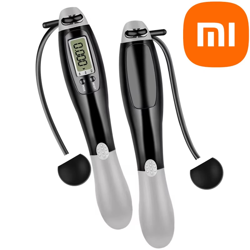 Xiaomi Digital Wireless Jump Rope – Cordless Calorie Counter Skipping Rope with Weights for Fitness & Bodybuilding