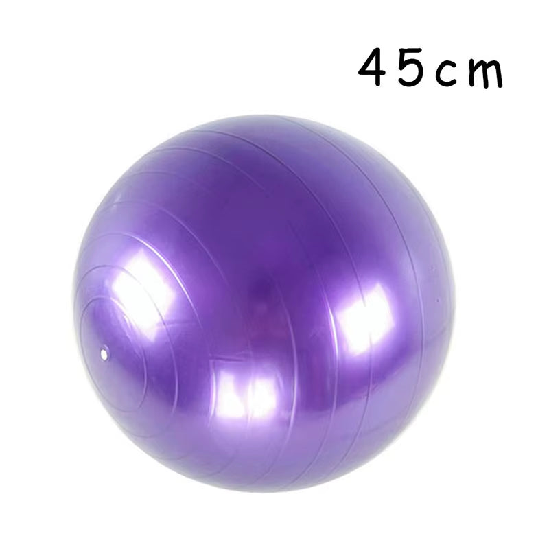 PVC Fitness Yoga Ball – Thickened Explosion-Proof Exercise Ball for Home, Gym, Pilates & Balance Training