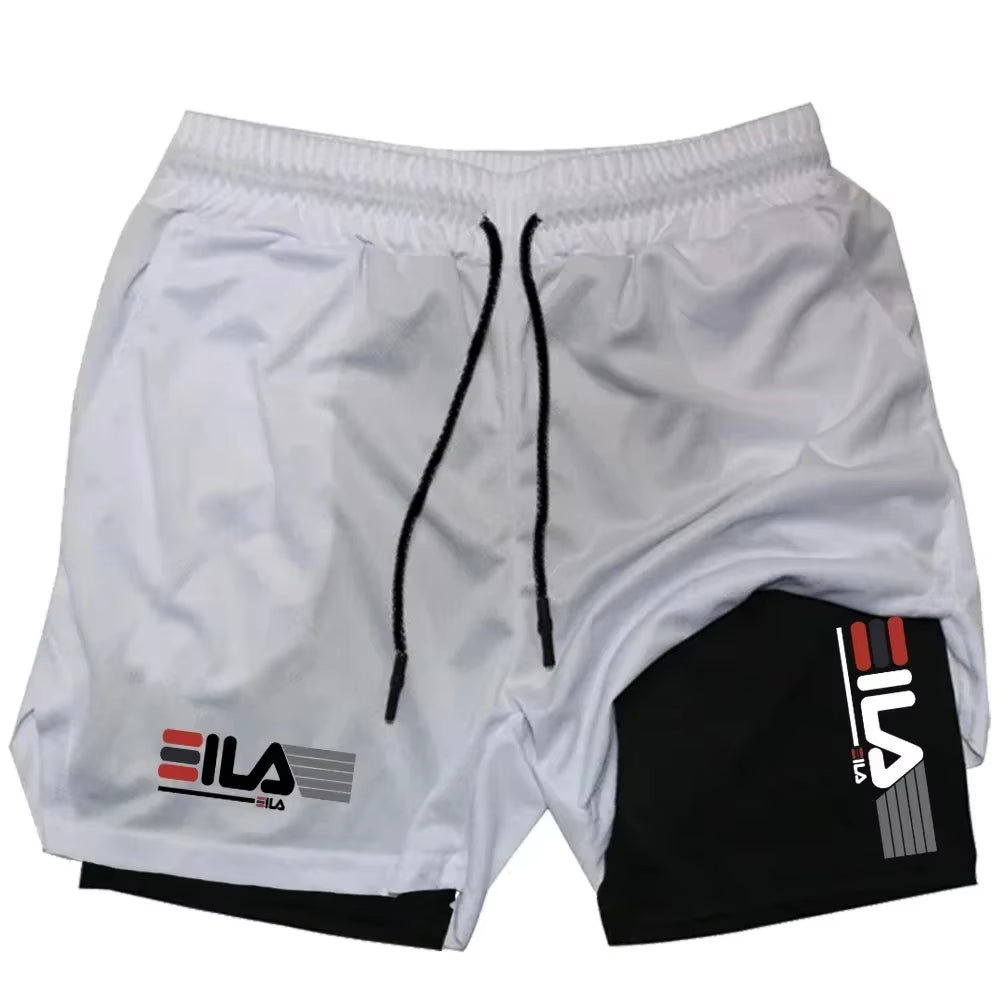 Men’s Two-In-One Sports Shorts – Breathable & Built for Performance