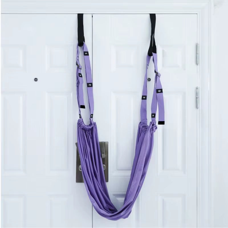 Pull Rope Aerial Yoga Strap β Adjustable Leg Split Trainer & Hammock Swing for Flexibility, Strength & Balance