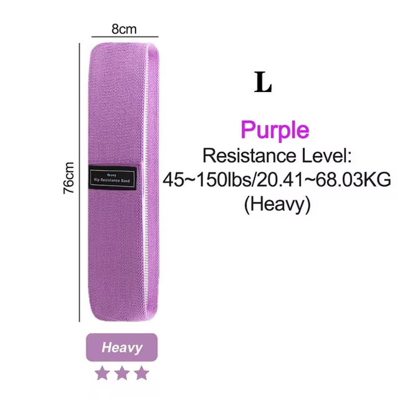 Fitness Resistance Band – Elastic Hip & Glute Expander for Squats, Yoga, Pilates & Home Workouts