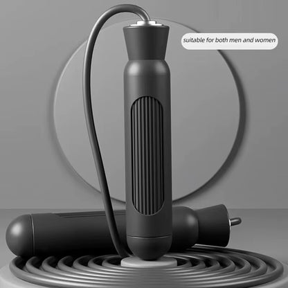 Adjustable Steel Jump Rope – Ball Bearing Speed Rope for Men & Women, Weight-Loss & Cardio Training