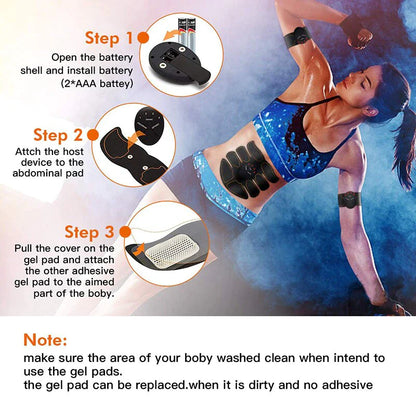 EMS Abdominal Muscle Toning Trainer – ABS Stimulator Toner Fitness Binder for Core & Muscle Sculpting