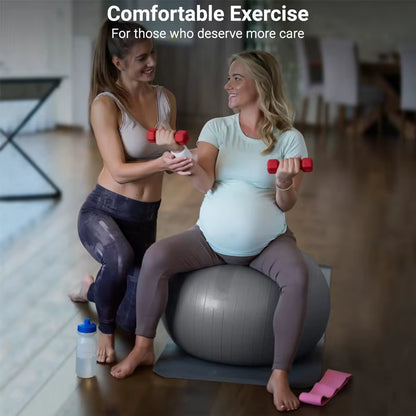 Balance Ball – 65cm/75cm/85cm Yoga & Pilates Stability Ball for Fitness, Pregnancy & Rehabilitation