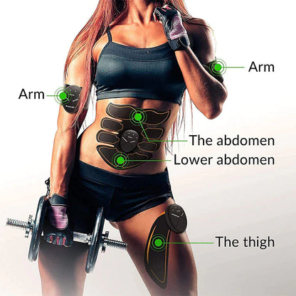 EMS Abdominal Muscle Toning Trainer – ABS Stimulator Toner Fitness Binder for Core & Muscle Sculpting