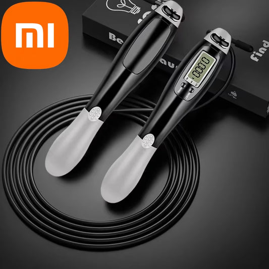 Xiaomi Digital Wireless Jump Rope – Cordless Calorie Counter Skipping Rope with Weights for Fitness & Bodybuilding