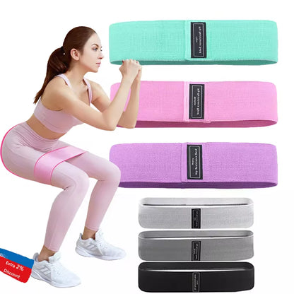 Fitness Resistance Band – Elastic Hip & Glute Expander for Squats, Yoga, Pilates & Home Workouts