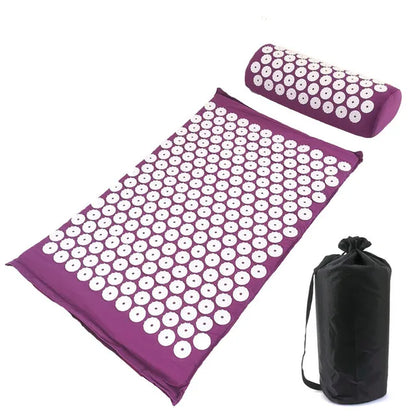 Yoga Massage Pads with Large Touchpoints – Neck, Back & Foot Relief for Relaxation and Recovery