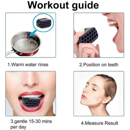 Ultimate Silicone Jawline Trainer: Sculpt, Tone & Strengthen Your Face & Neck Muscles