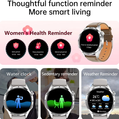 GT5 PRO Smart Watch – 2024 AMOLED Fitness & Lifestyle Watch with Bluetooth Calling, GPS, NFC & Heart Rate Monitoring