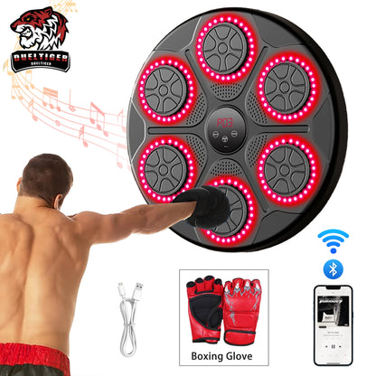 Smart Bluetooth Music Boxing Machine – Wall-Mounted Electronic Punching Trainer for Home & Gym