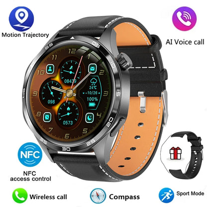 GT5 PRO Smart Watch – 2024 AMOLED Fitness & Lifestyle Watch with Bluetooth Calling, GPS, NFC & Heart Rate Monitoring