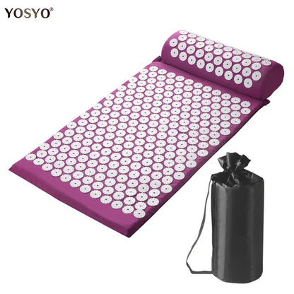 Yoga Massage Pads with Large Touchpoints – Neck, Back & Foot Relief for Relaxation and Recovery