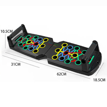 Portable Multifunctional Push-Up Board Set for Chest, Back, Arms & Core Training