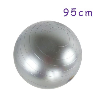 PVC Fitness Yoga Ball – Thickened Explosion-Proof Exercise Ball for Home, Gym, Pilates & Balance Training