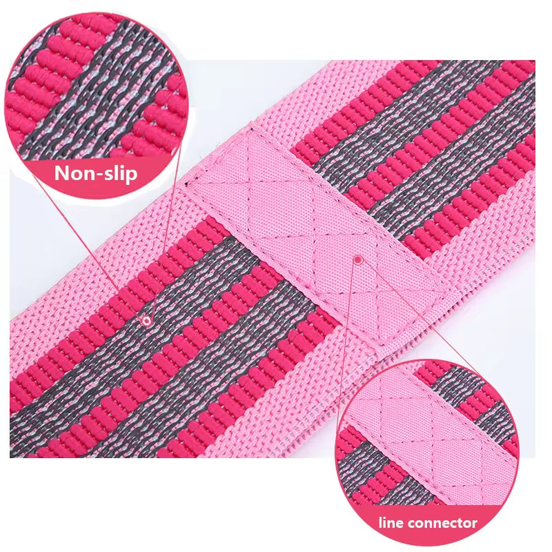 Fitness Resistance Band – Elastic Hip & Glute Expander for Squats, Yoga, Pilates & Home Workouts