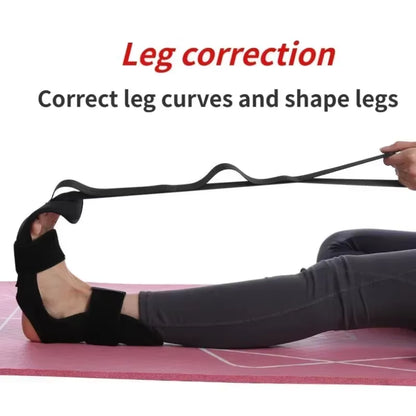 Yoga Leg Stretching Band – Flexibility & Rehab Strap for Yoga, Pilates, Dance, and Foot Recovery