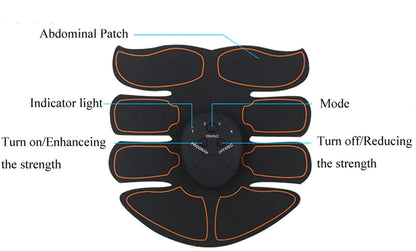 EMS Abdominal Muscle Toning Trainer – ABS Stimulator Toner Fitness Binder for Core & Muscle Sculpting