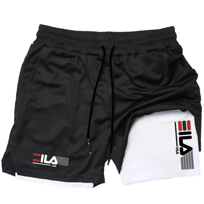 Men’s Two-In-One Sports Shorts – Breathable & Built for Performance