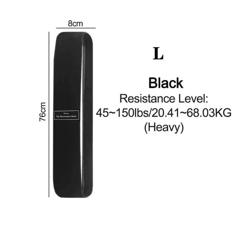 Fitness Resistance Band – Elastic Hip & Glute Expander for Squats, Yoga, Pilates & Home Workouts