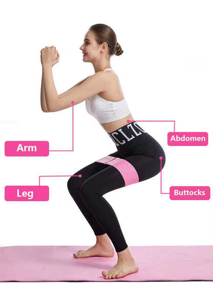 Fitness Resistance Band – Elastic Hip & Glute Expander for Squats, Yoga, Pilates & Home Workouts