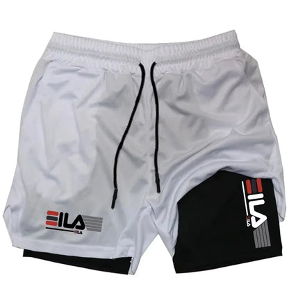 Men’s Two-In-One Sports Shorts – Breathable & Built for Performance